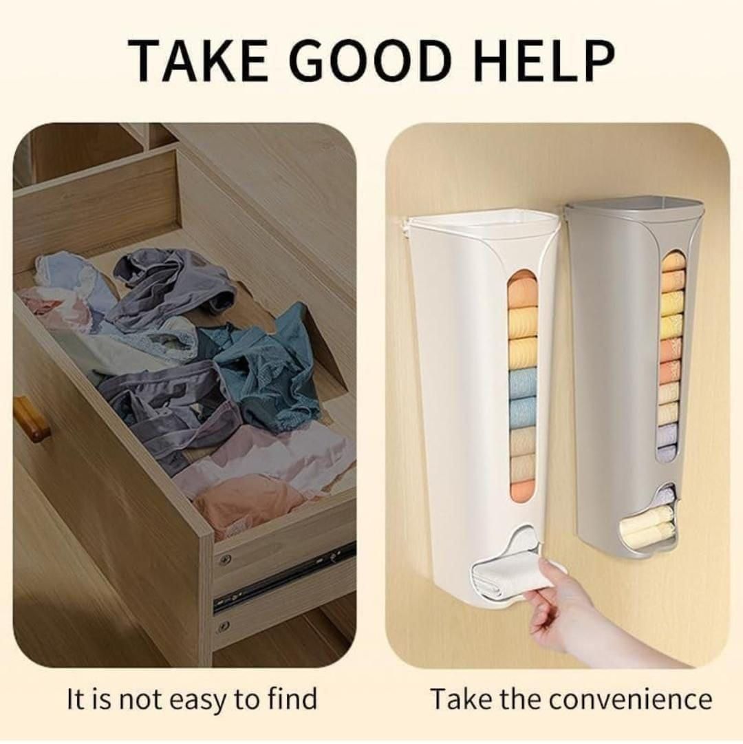 Multipurpose Wall-Mounted Cabinet Storage Organizer – With Clear Window & Dust Cover