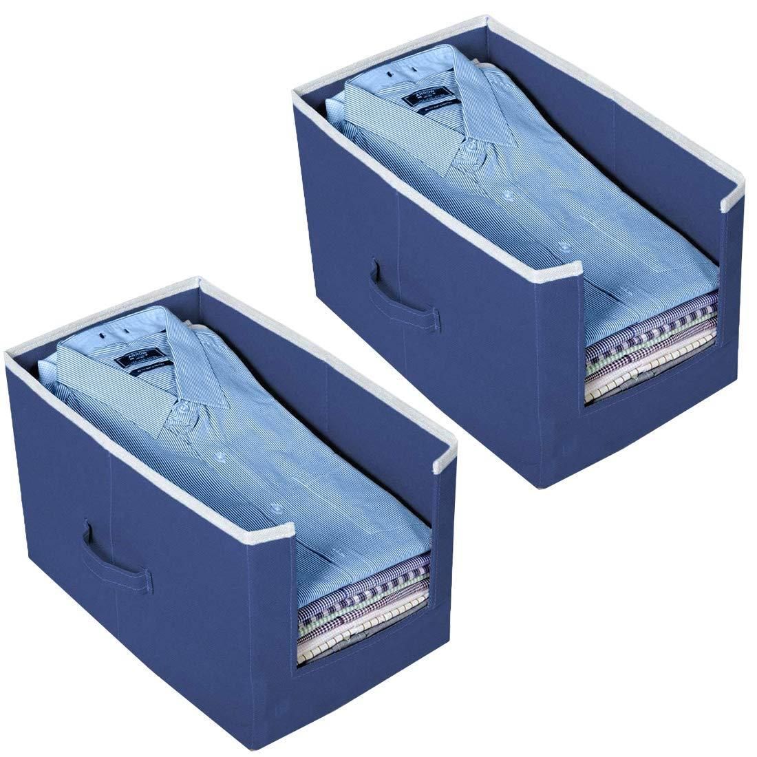 Shirt Stacker Closet Organizer – Foldable Non-Woven Storage for Shirts & Clothing