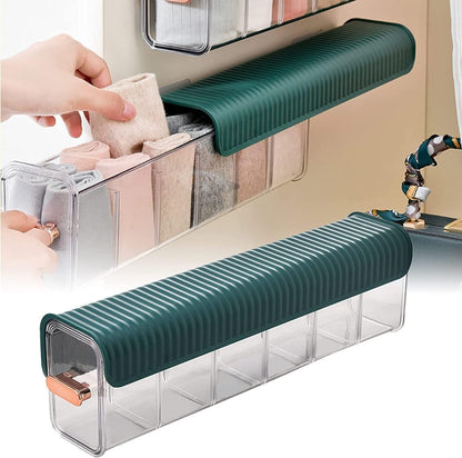 Clear View Wall-Mounted Storage Box – Compact Transparent Organizer (1 Pc)