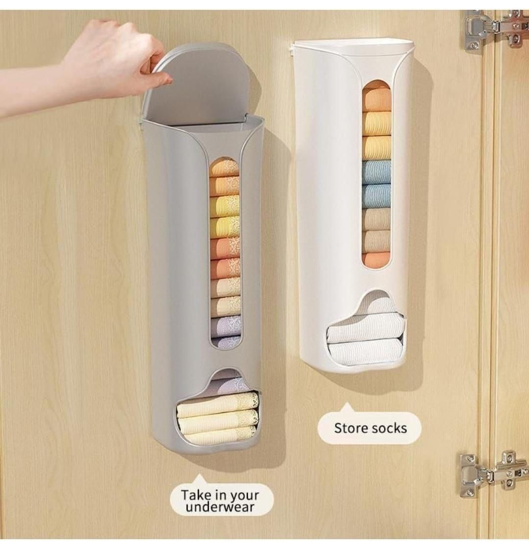 Multipurpose Wall-Mounted Cabinet Storage Organizer – With Clear Window & Dust Cover