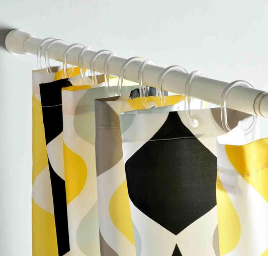 Drill-Free Adjustable Stainless Steel Rod – Tension Rod for Curtains, Showers & Storage