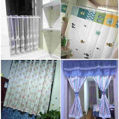 Drill-Free Adjustable Stainless Steel Rod – Tension Rod for Curtains, Showers & Storage