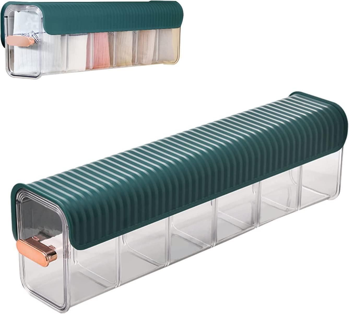 Clear View Wall-Mounted Storage Box – Compact Transparent Organizer (1 Pc)